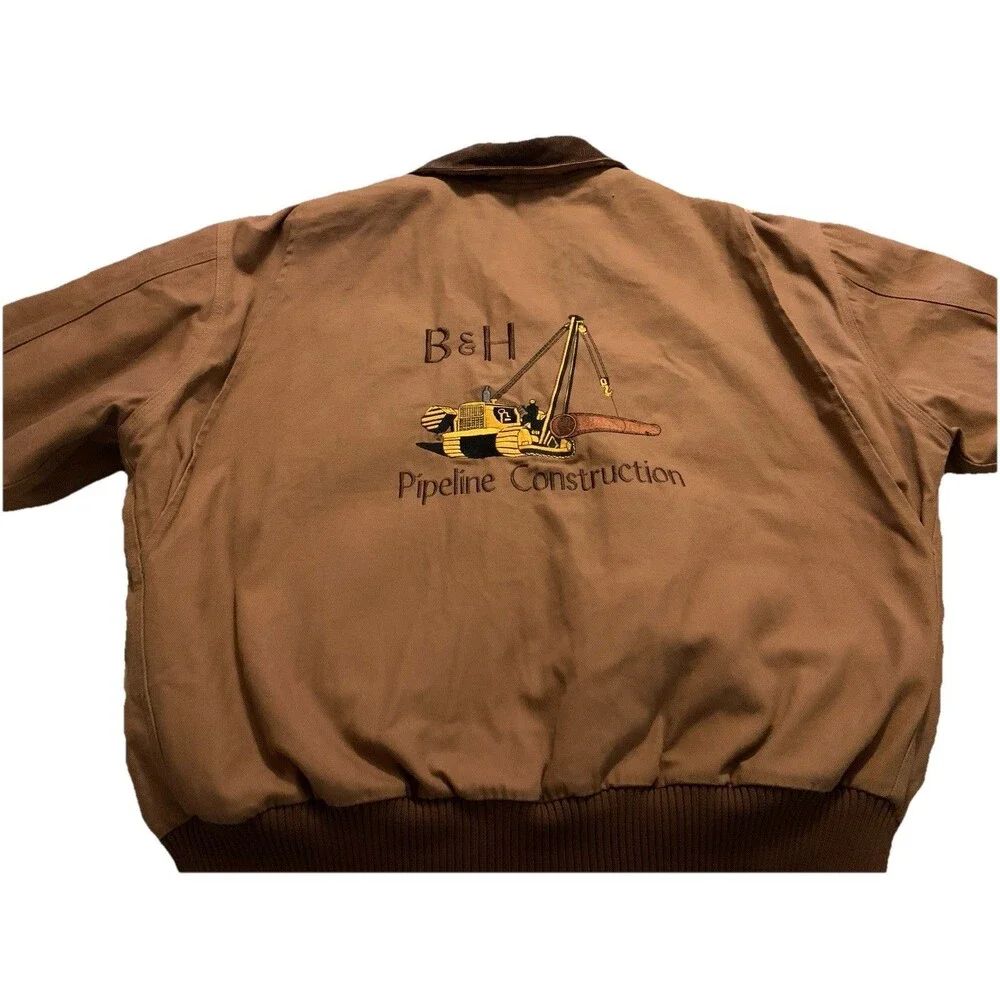 Tri-Mountain Canvas Jacket With Removable Wool Liner 2XL 100% Cotton Outer Shell